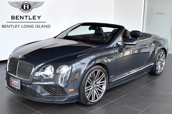 2016 Bentley Continental Gt Speed Convertible Gt Speed