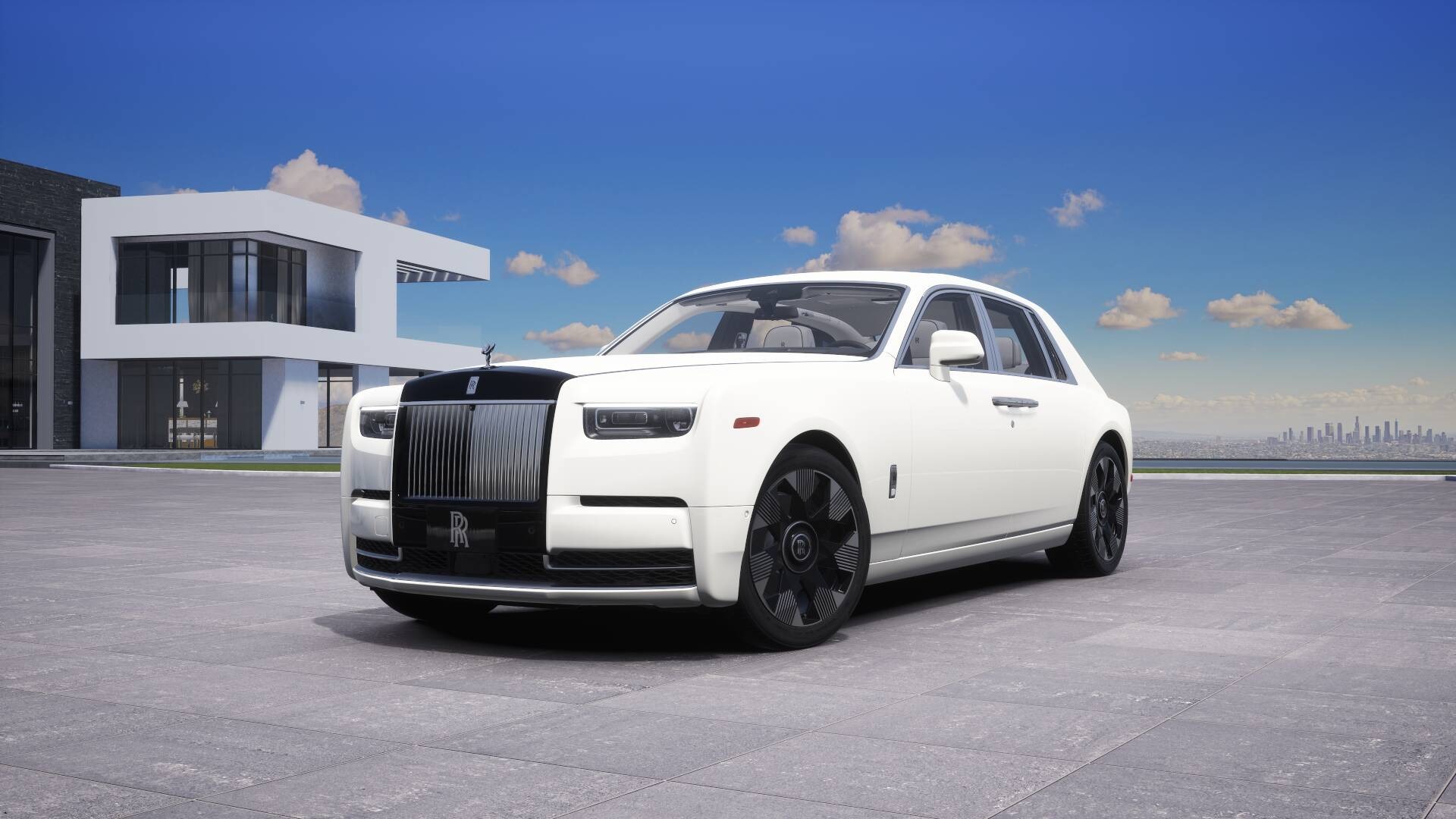English White 2027 Rolls-Royce Phantom RWD Sedan Rear-Wheel Drive 8-Speed Automatic