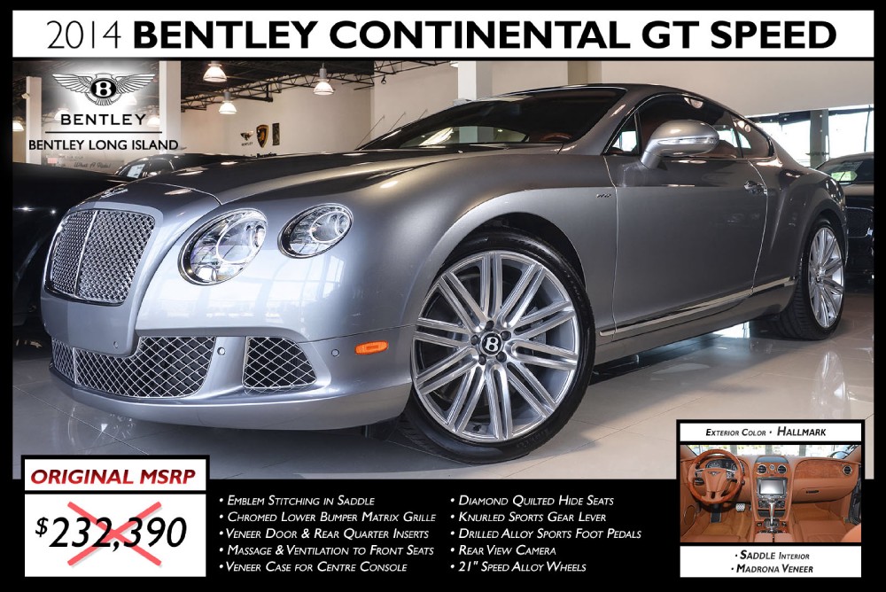 2014 Bentley Continental GT Speed Image 1