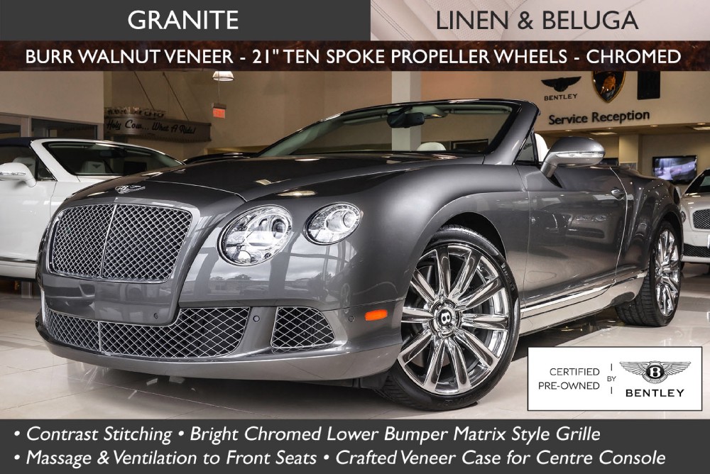 2012 Bentley Continental GT Convertible Image 1