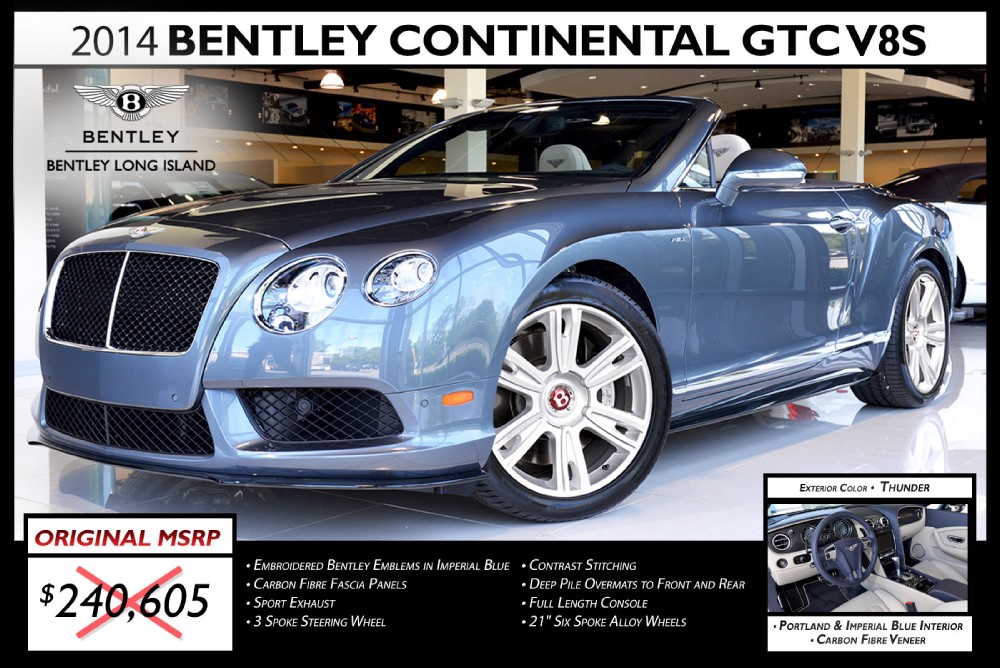 2014 Bentley Continental GT V8 S Convertible Image 2