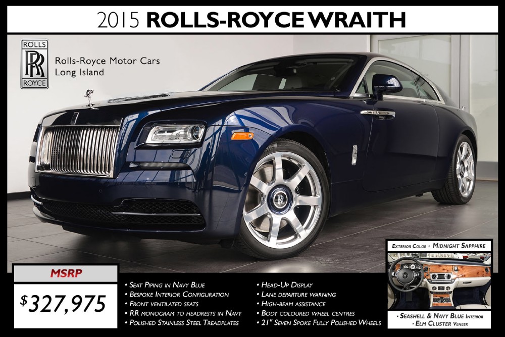 2015 Rolls-Royce Wraith Image 1