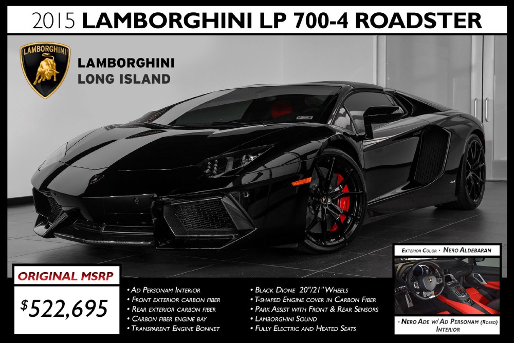 2015 Lamborghini Aventador Image 1