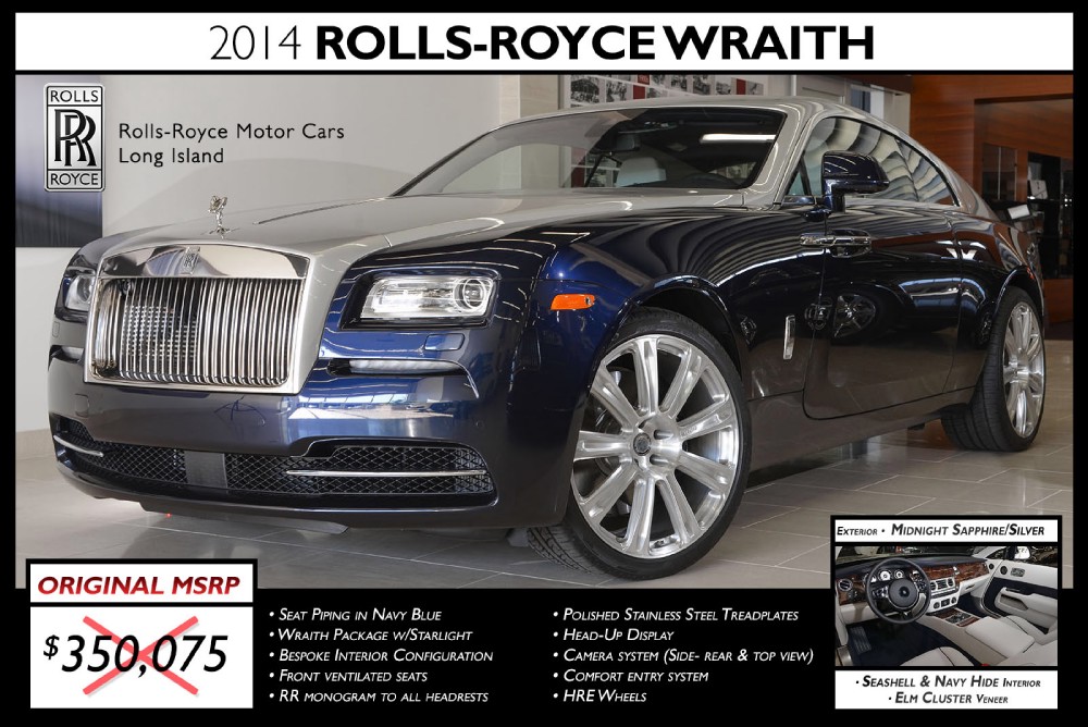 Used 2014 Rolls Royce Wraith For Sale Sold Rolls Royce Motor Cars