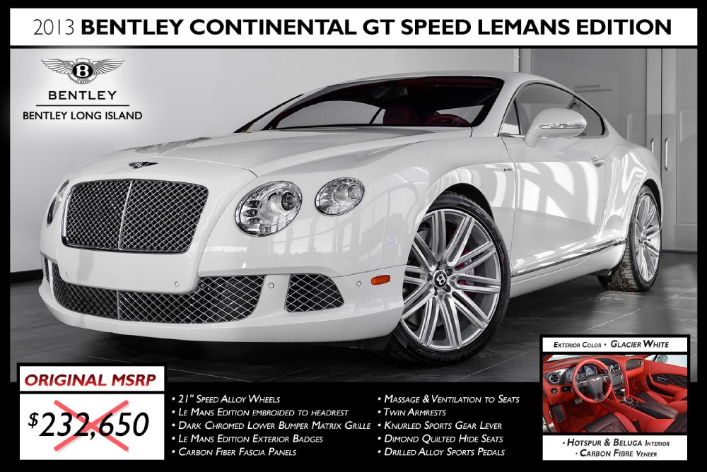 2013 Bentley Continental GT Speed Image 1