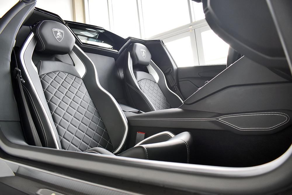 Aventador Svj White Interior