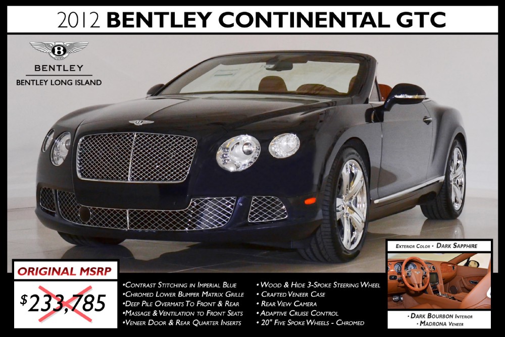 2012 Bentley Continental GT Convertible Image 1