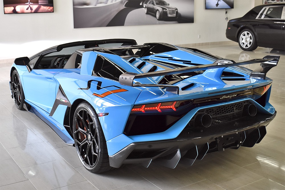 最終価格LBLamborghini Aventador Light Blue Used 2022 Lamborghini Aventador LP 780-4 Ultimae Roadster w/ $90K