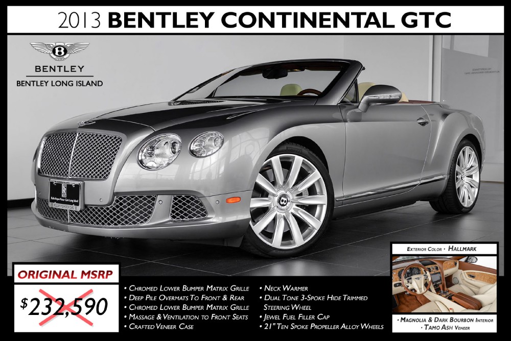 2013 Bentley Continental GT Convertible Image 1