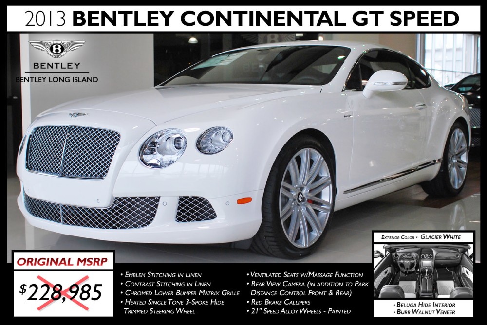 2013 Bentley Continental GT Speed Image 1