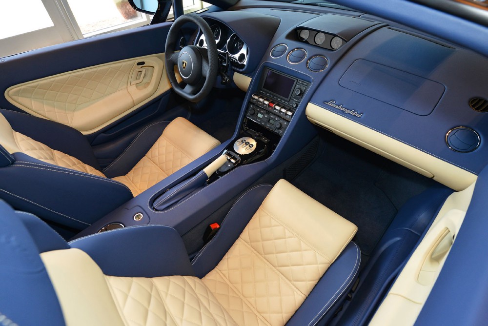 Blue Lamborghini Gallardo Interior 2012 Lamborghini Gallardo LP550 2