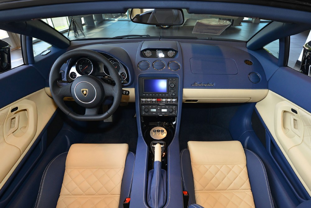 Blue Lamborghini Gallardo Interior 2012 Lamborghini Gallardo LP550 2